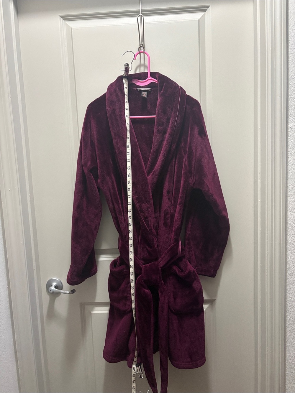 Victoria's Secret Plush Bath Robe in Plum